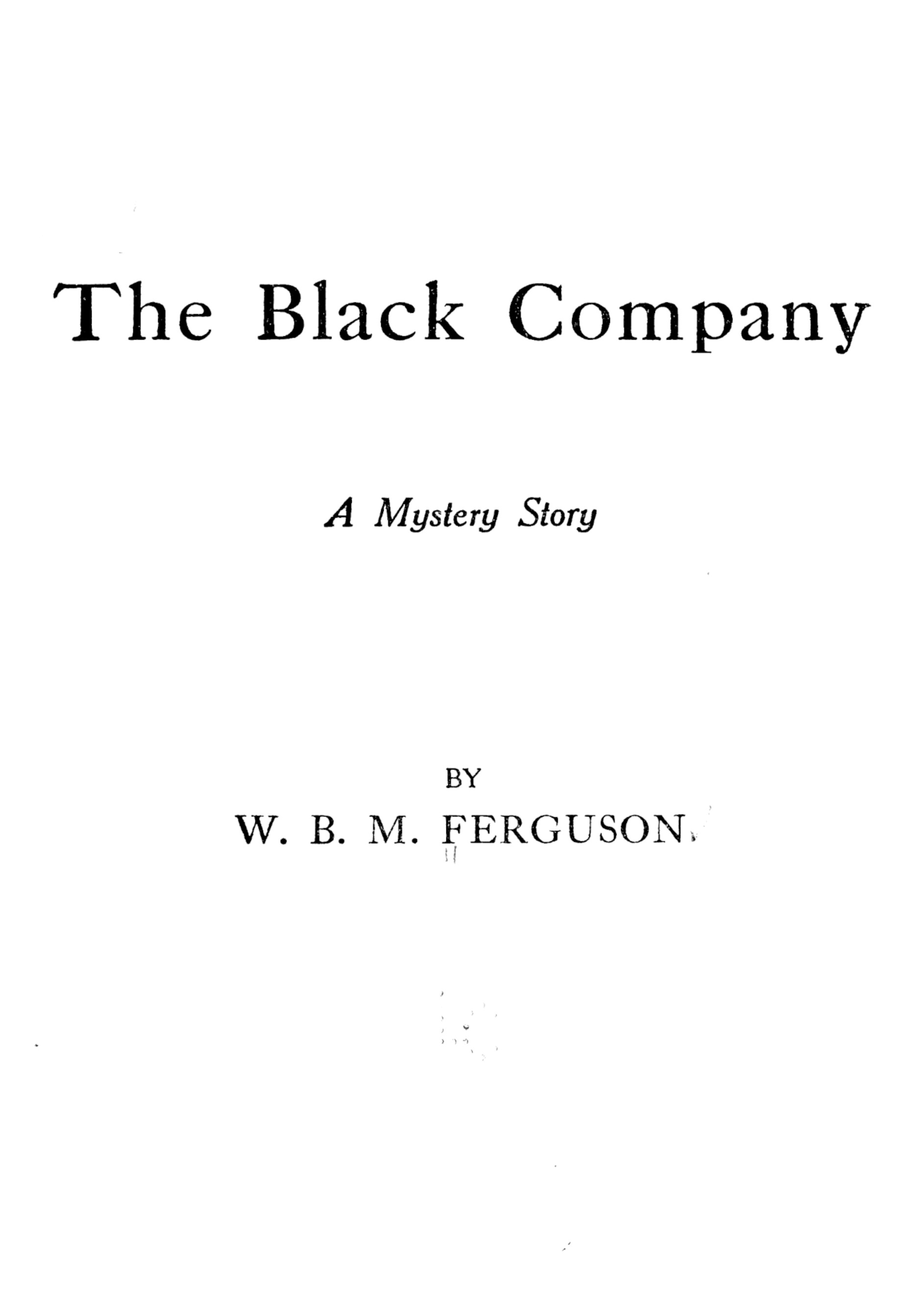 The Black Company