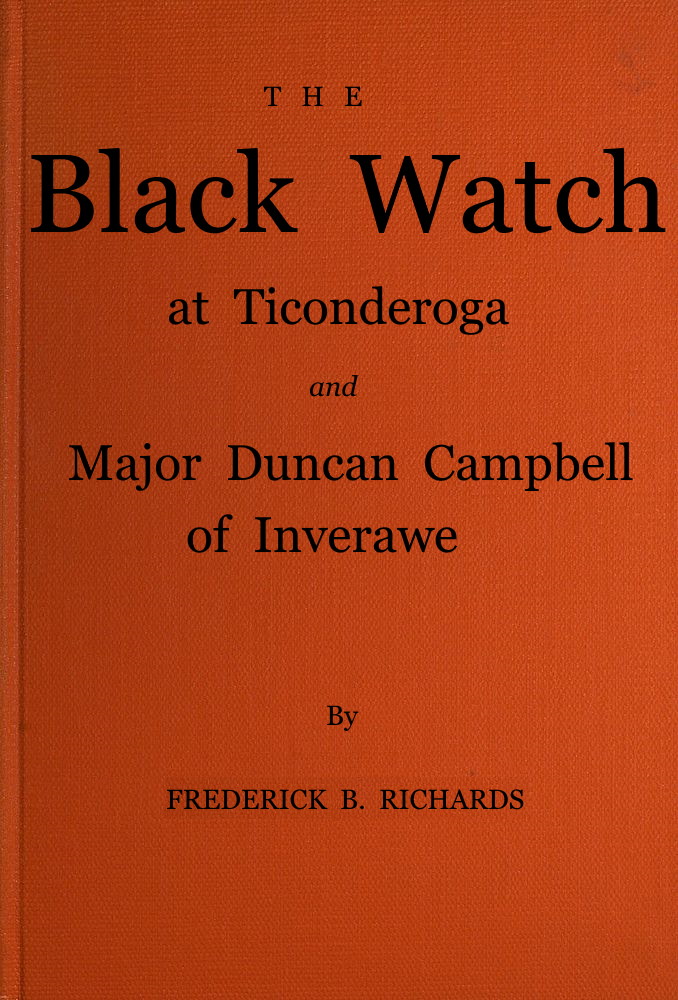 The Black Watch at Ticonderoga