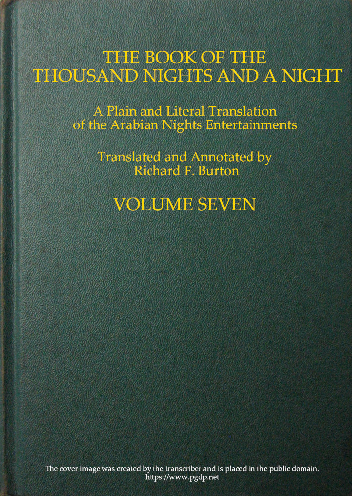 The Book of the Thousand Nights and a Night, Volume 7
