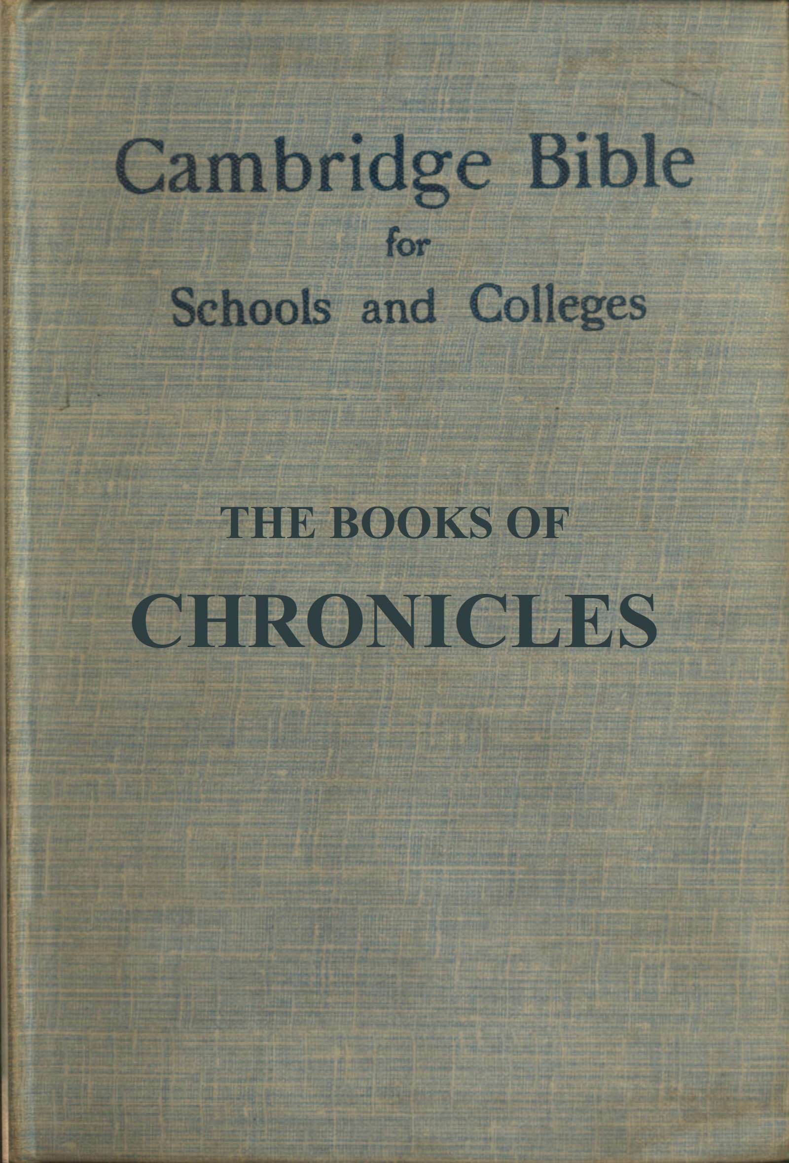 The Books of Chronicles
