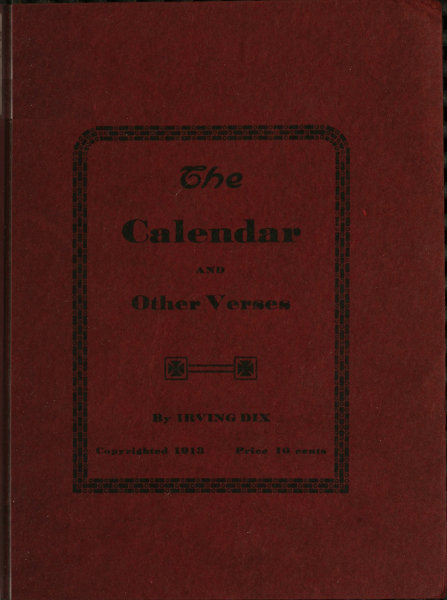 The Calendar And Other Verses