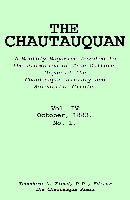 The Chautauquan, October 1883, by Theodore Flood, D.D