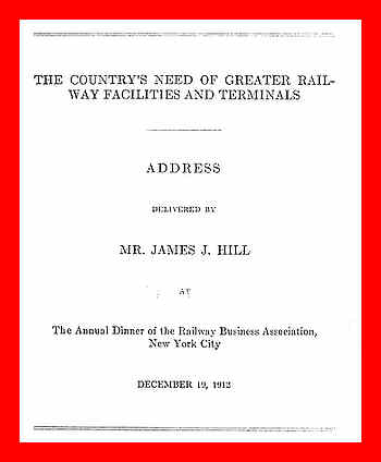 The Country's Need of Greater Railway Facilities and Terminals