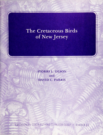 The Cretaceous Birds of New Jersey