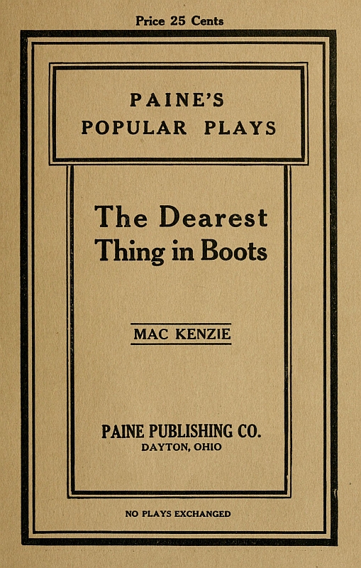 The Dearest Thing in Boots