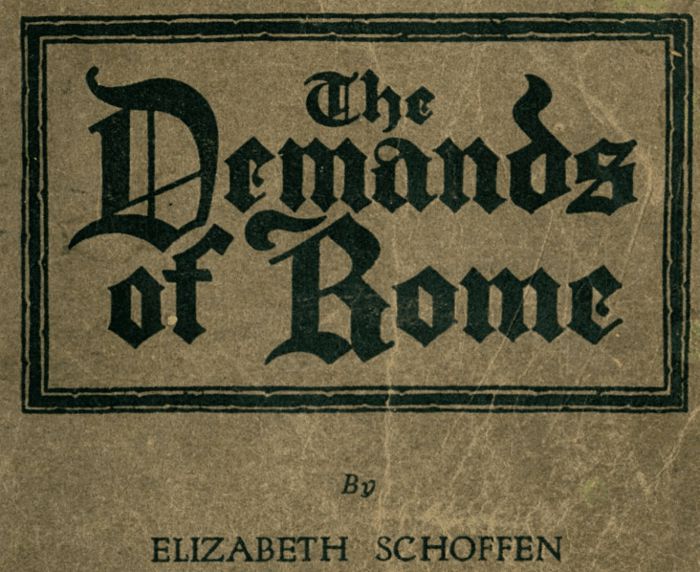 The Demands of Rome