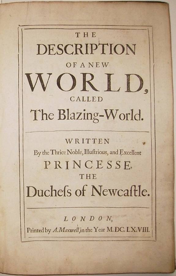 The Description of a new World called The Blazing-World