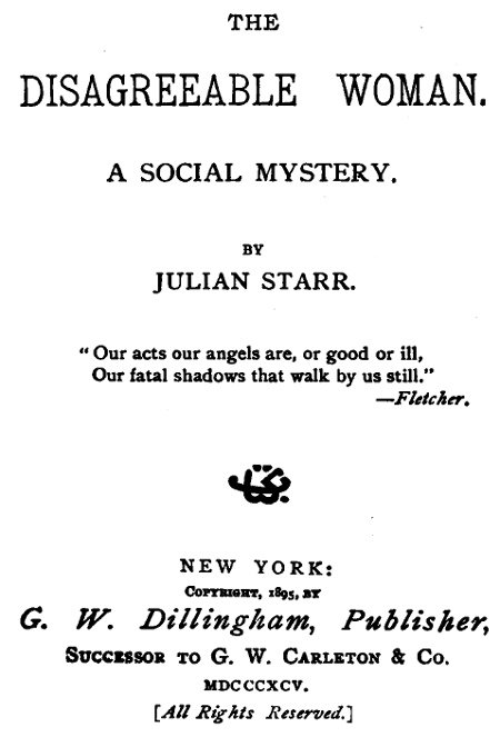 The Disagreeable Woman