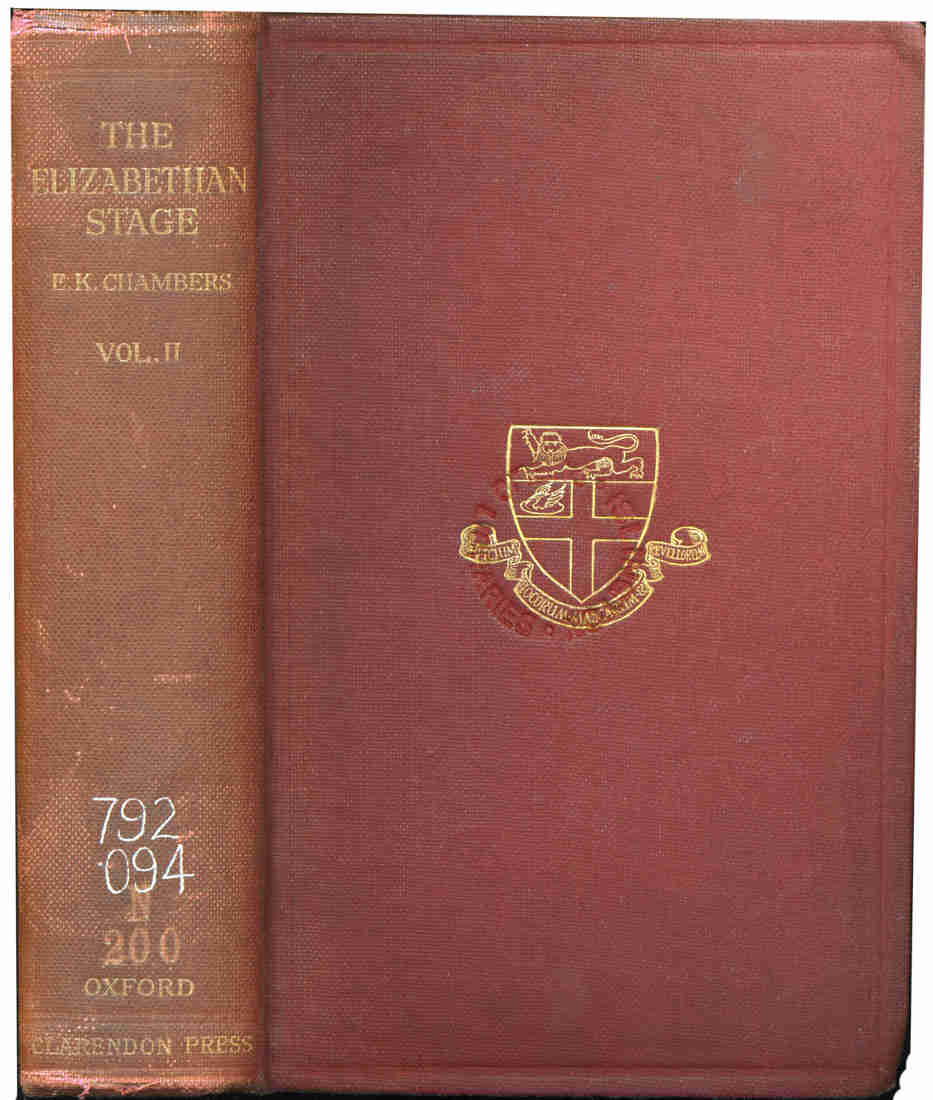 The Elizabethan Stage Vol. 2