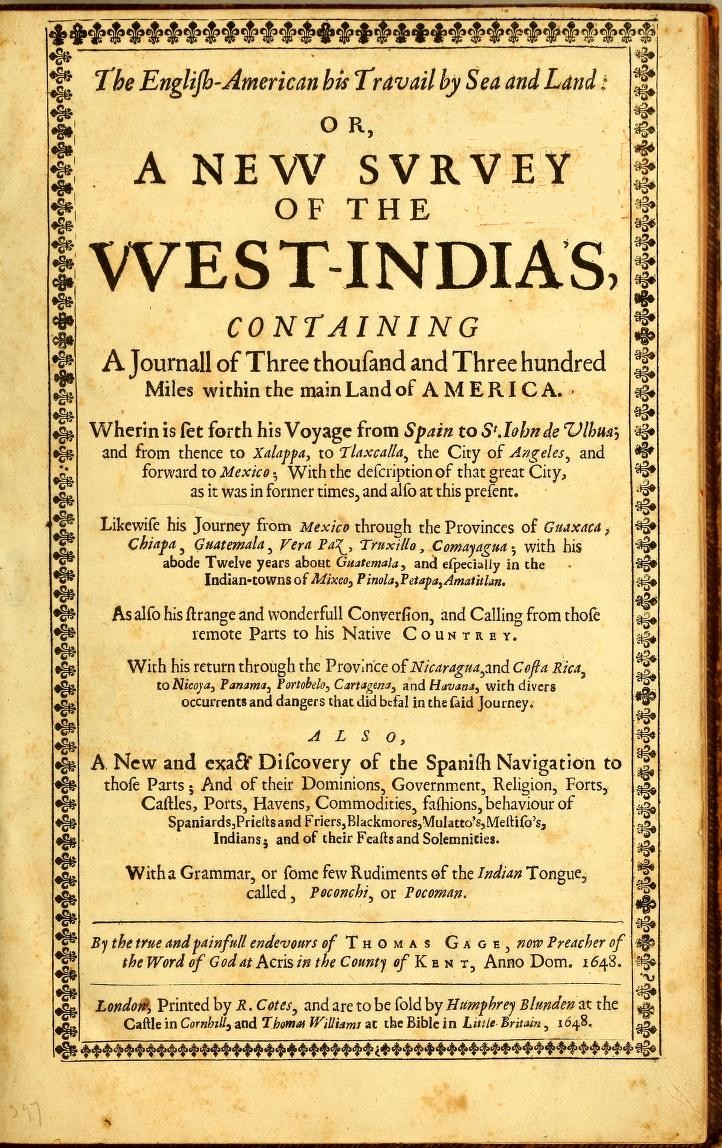 The English-American his Travail by Sea and Land