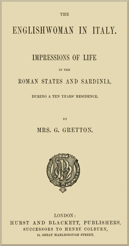 The Englishwoman in Italy