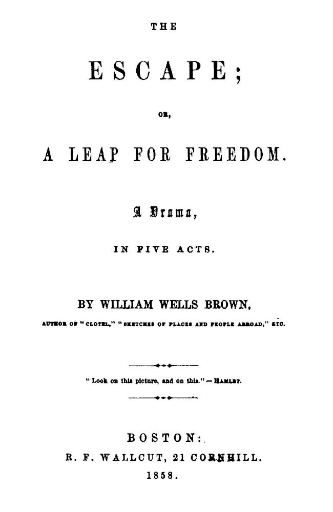 The Escape; or, A Leap for Freedom