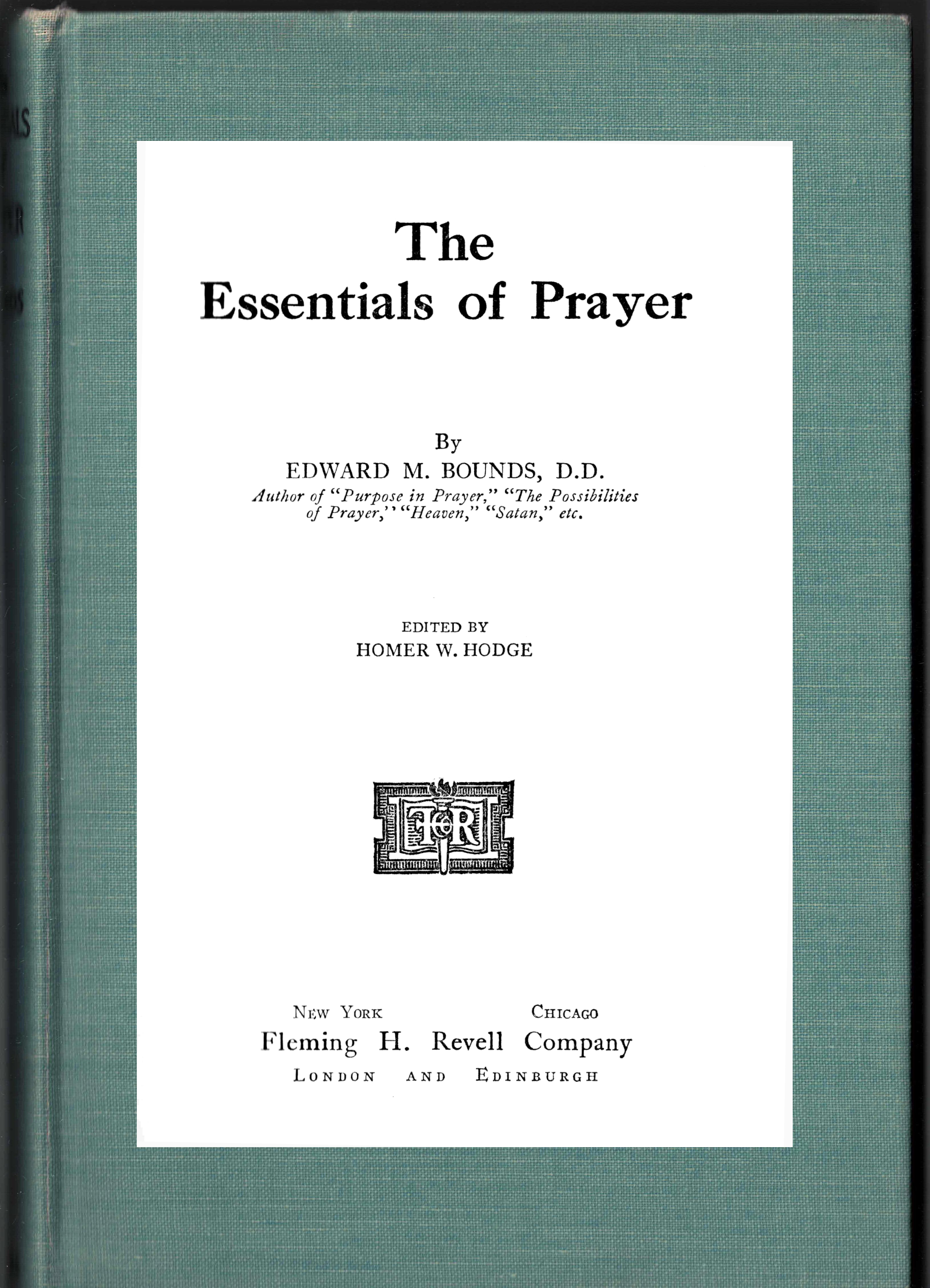 The Essentials of Prayer