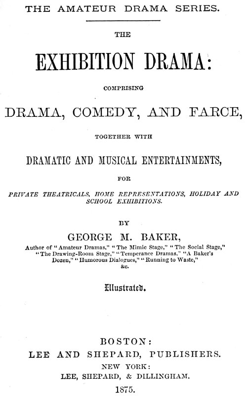 The Exhibition Drama