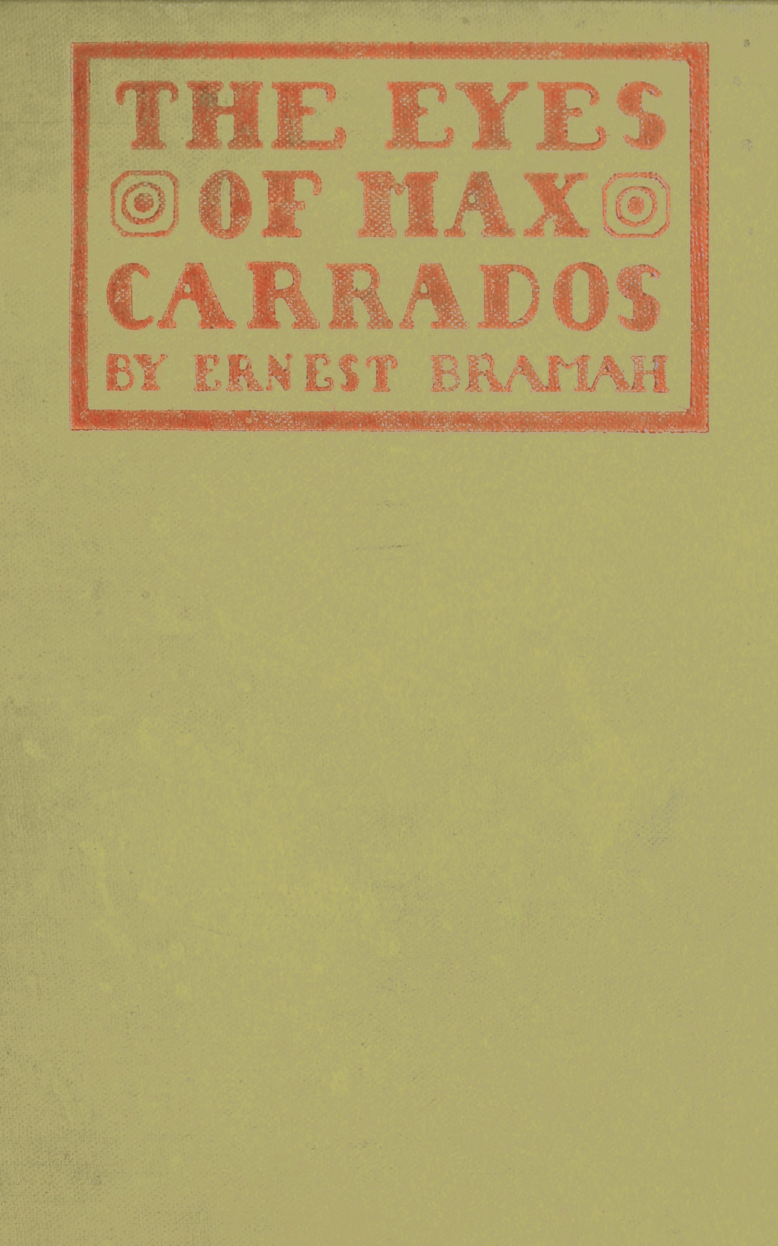 The Eyes of Max Carrados