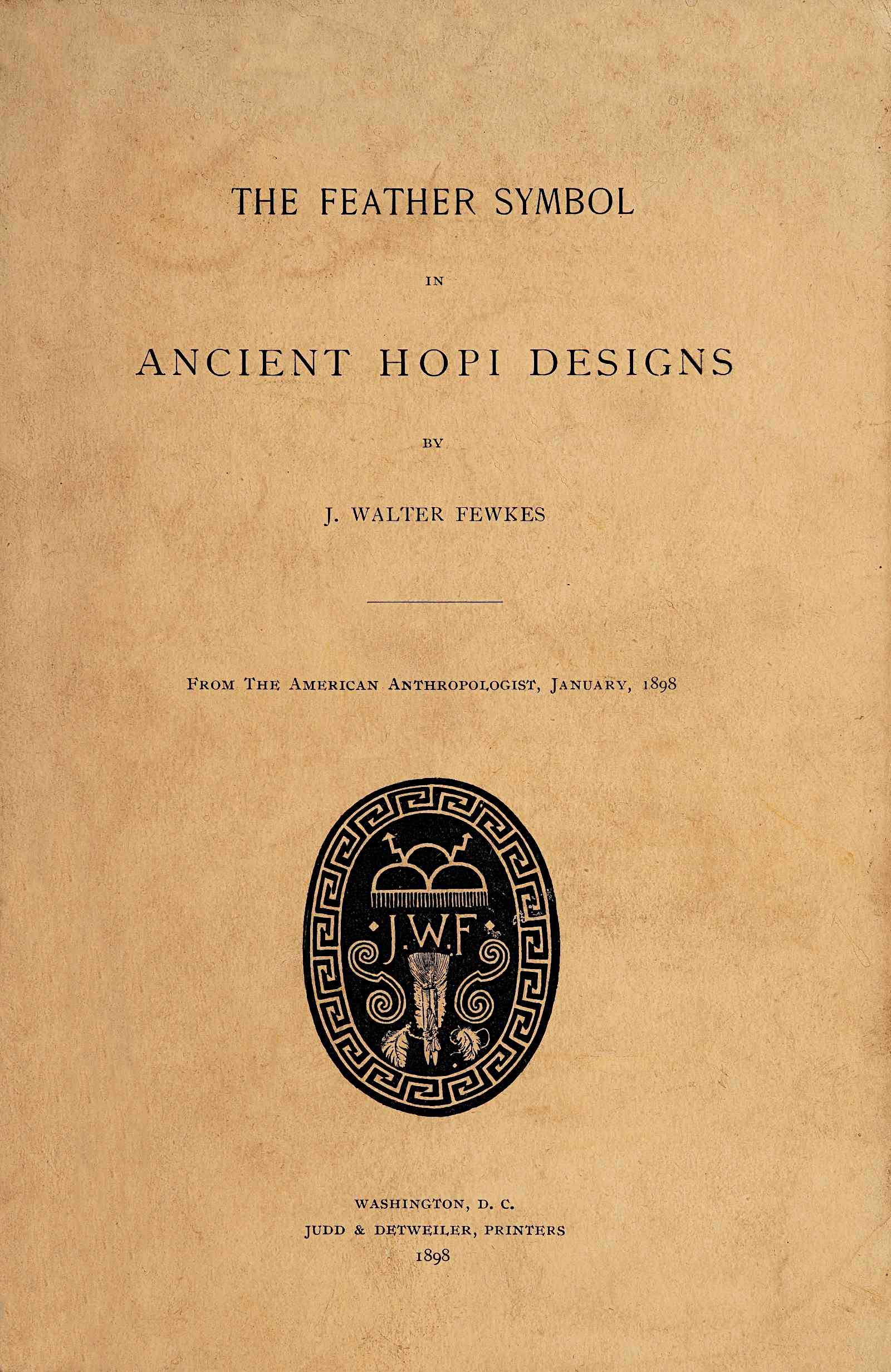 The Feather Symbol in Ancient Hopi Designs