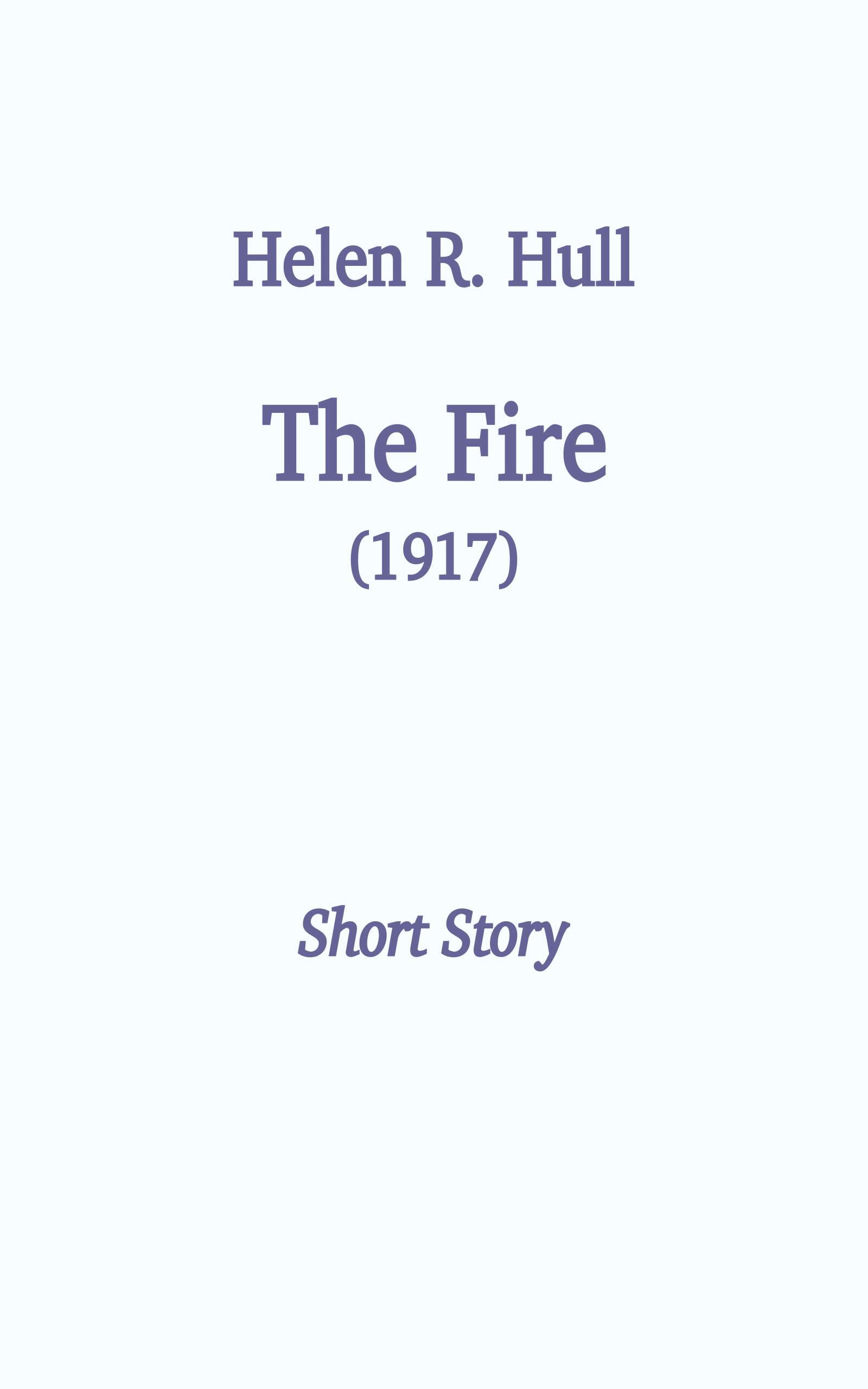 The fire