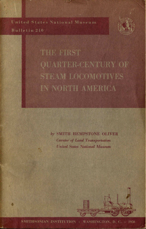 The First Quarter-Century of Steam Locomotives in North America