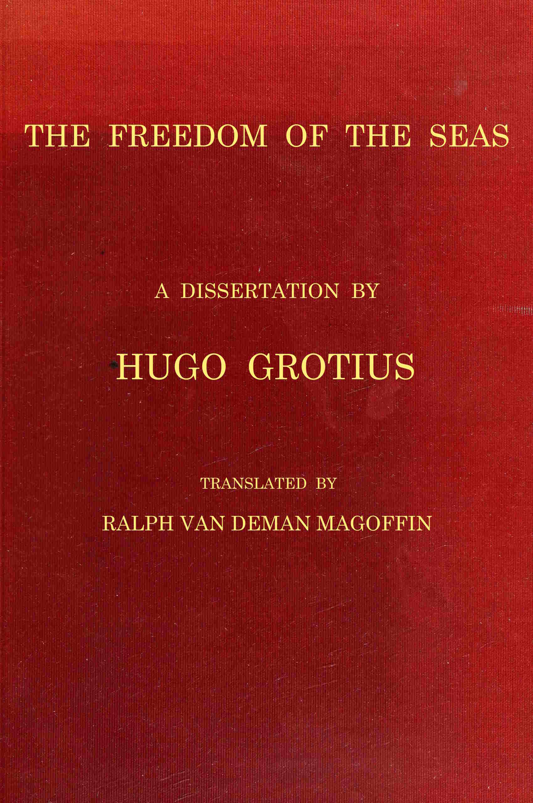 The freedom of the seas