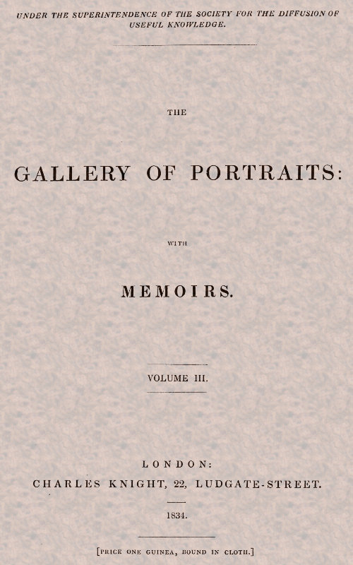 The Gallery of Portraits Volume III