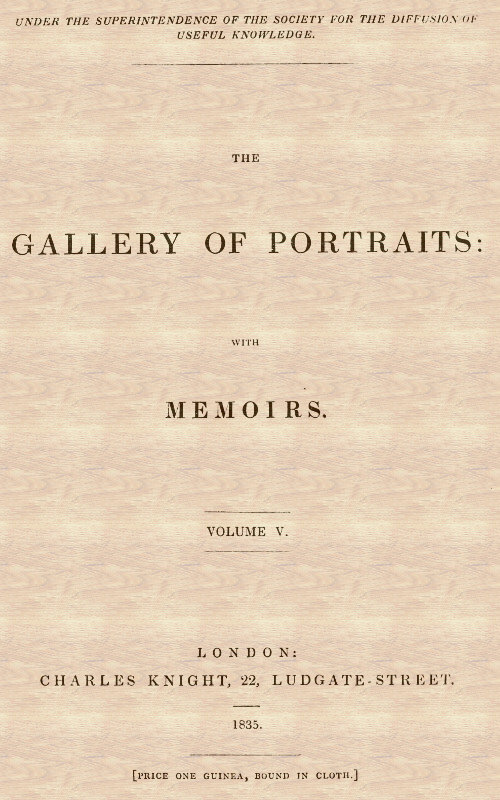 The Gallery of Portraits Volume V