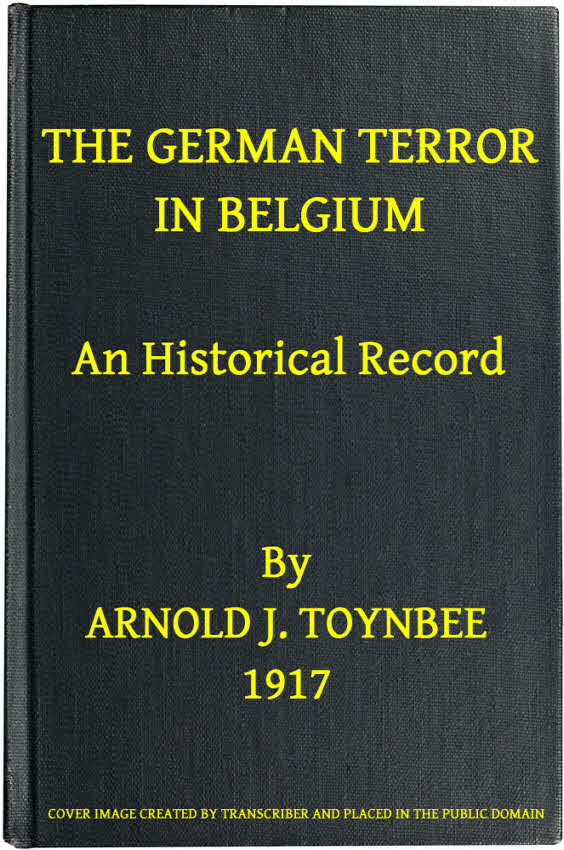 The German Terror in Belgium