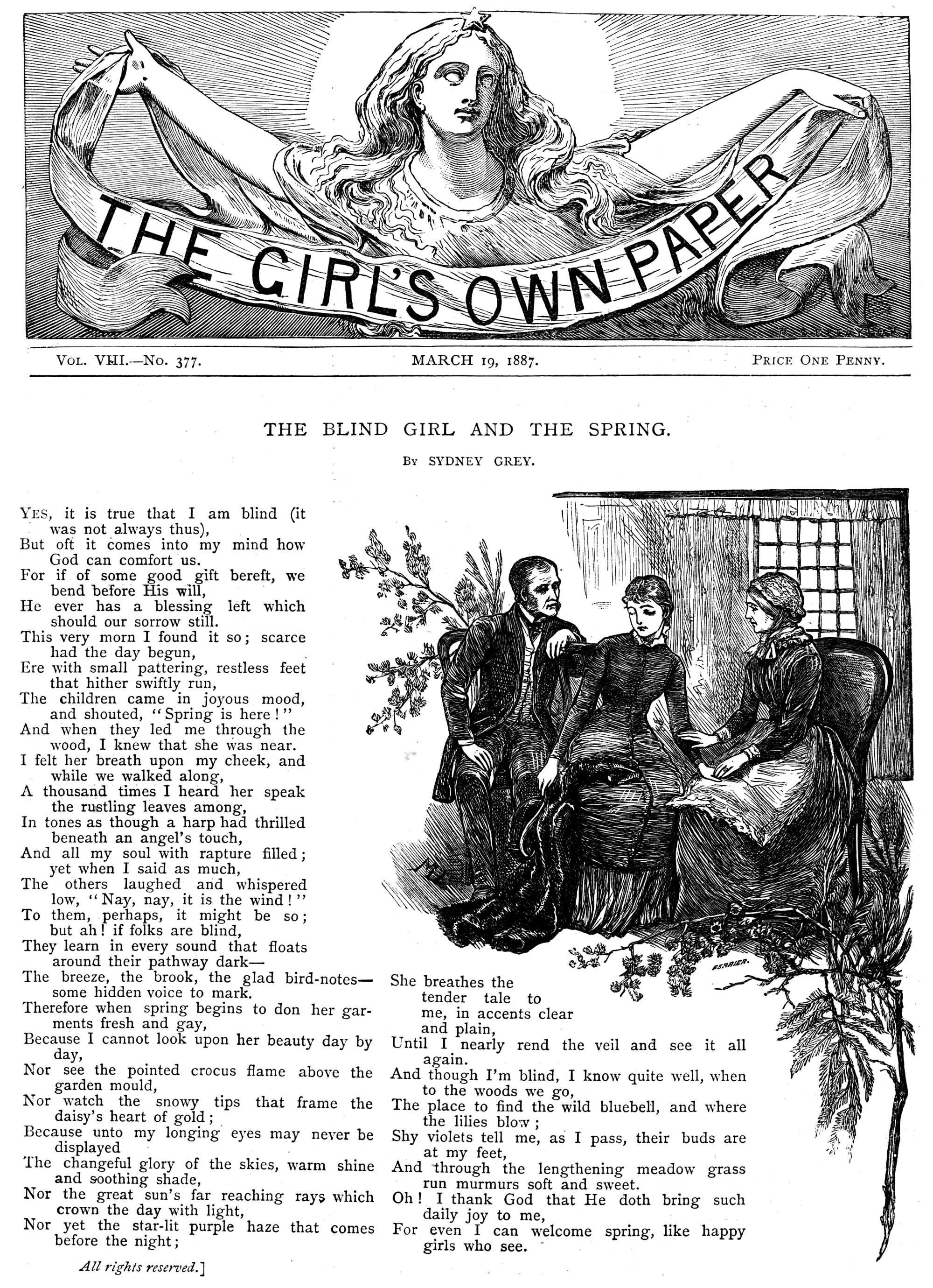 The Girl's Own Paper, March 19, 1887