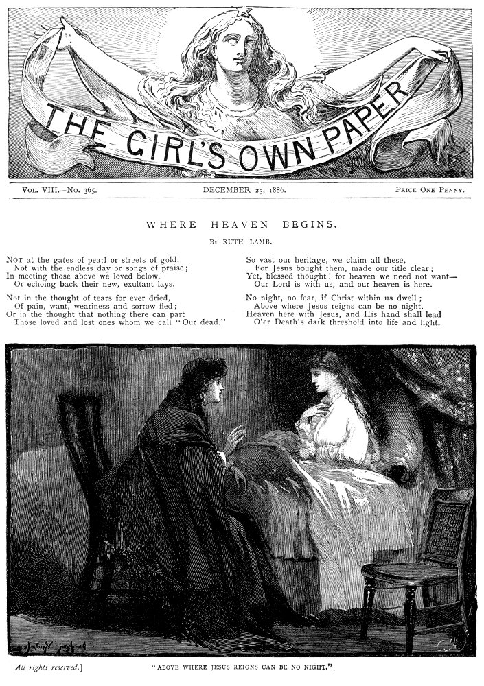 The Girl’s Own Paper, Vol. VIII. No. 365
