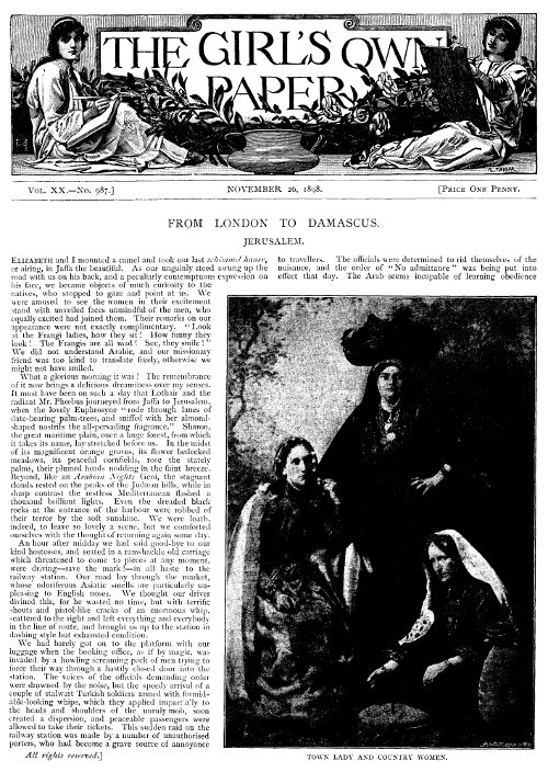 The Girl's Own Paper, Vol. XX. No. 987