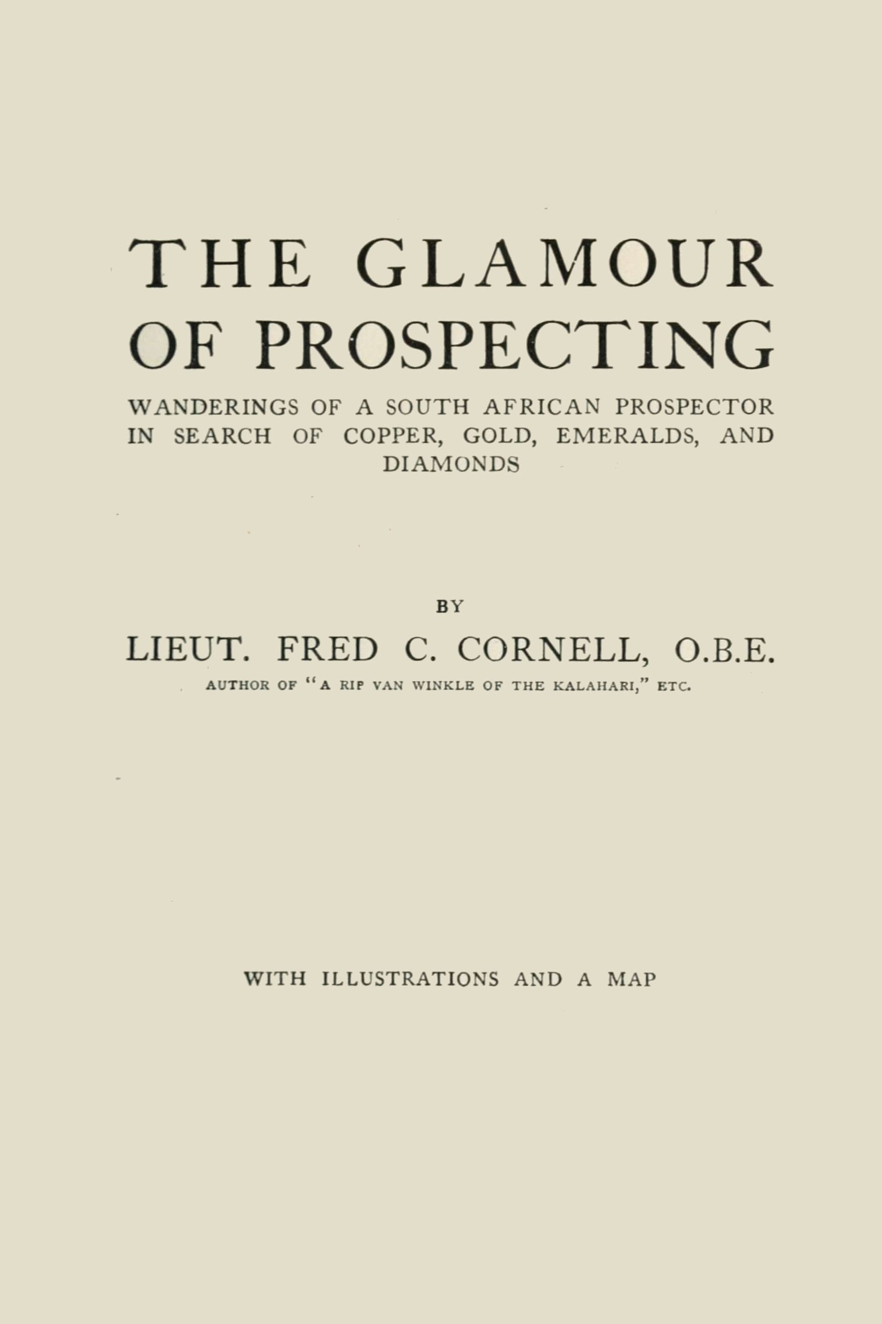The Glamour of Prospecting