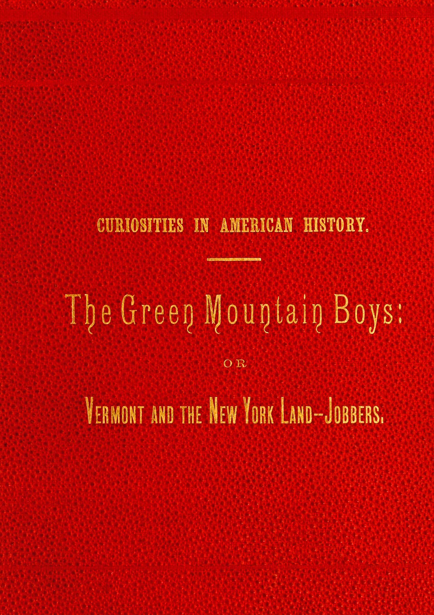 The Green Mountain Boys