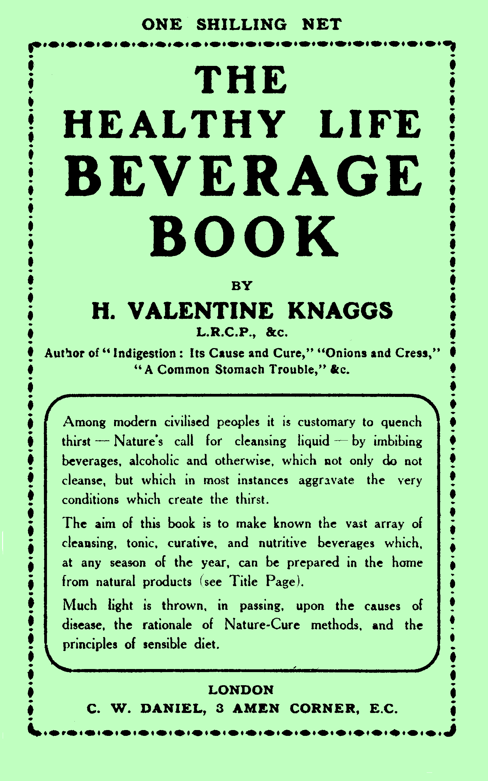The Healthy Life Beverage Book
