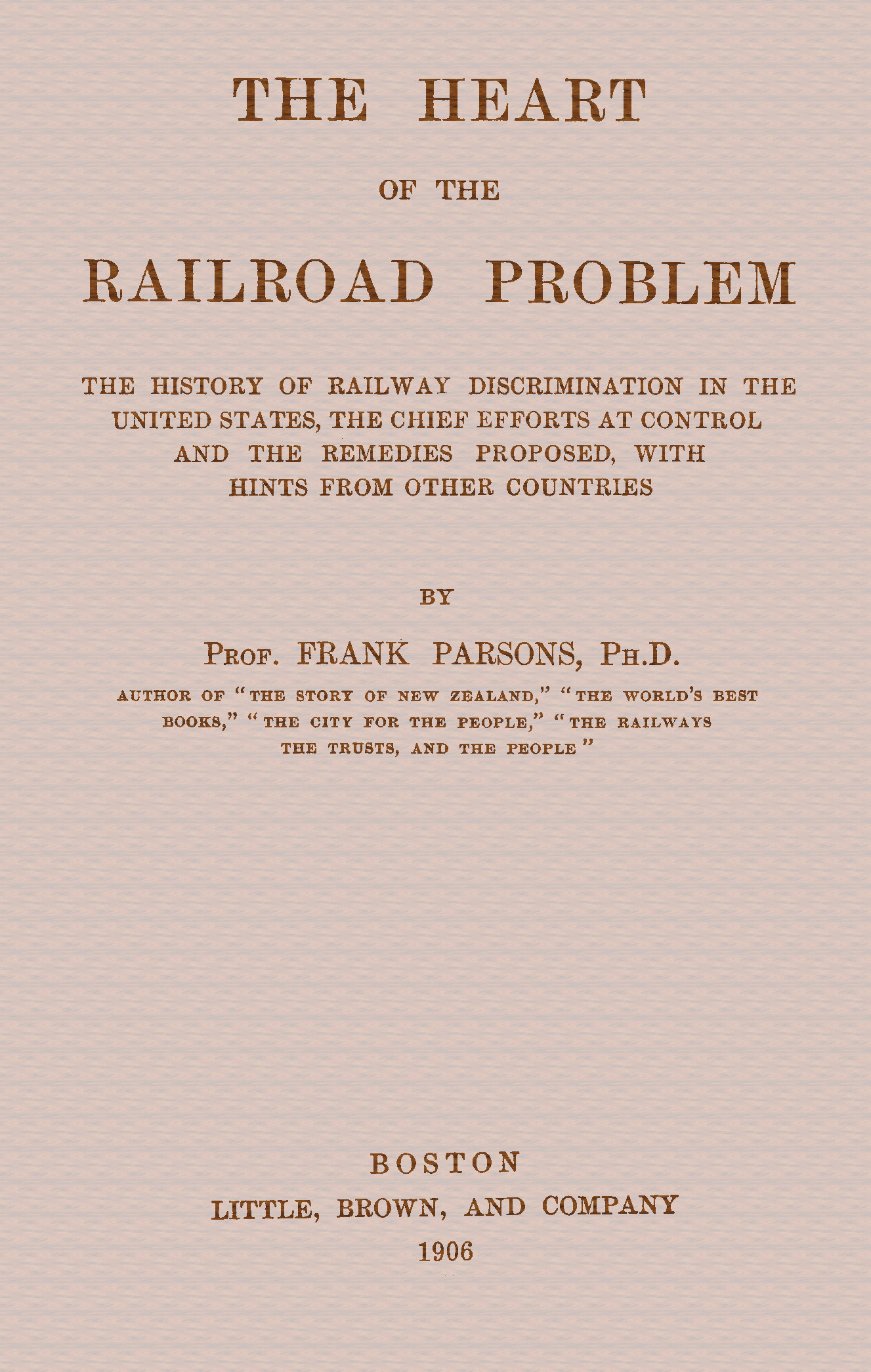 The heart of the railroad problem
