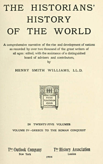 The Historians’ History of the World, Volume IV