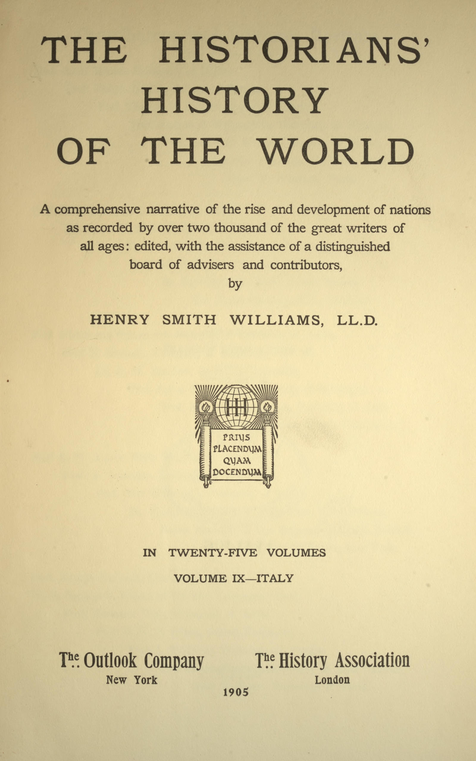 The Historians’ History of the World, Volume IX