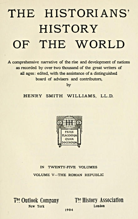 The Historians’ History of the World, Volume V