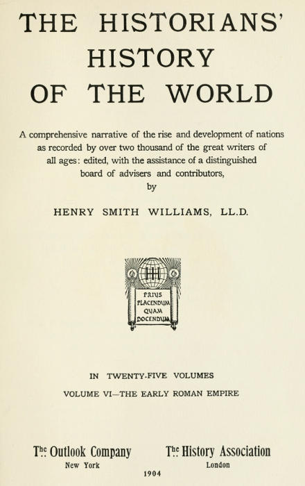 The Historians’ History of the World, Volume VI