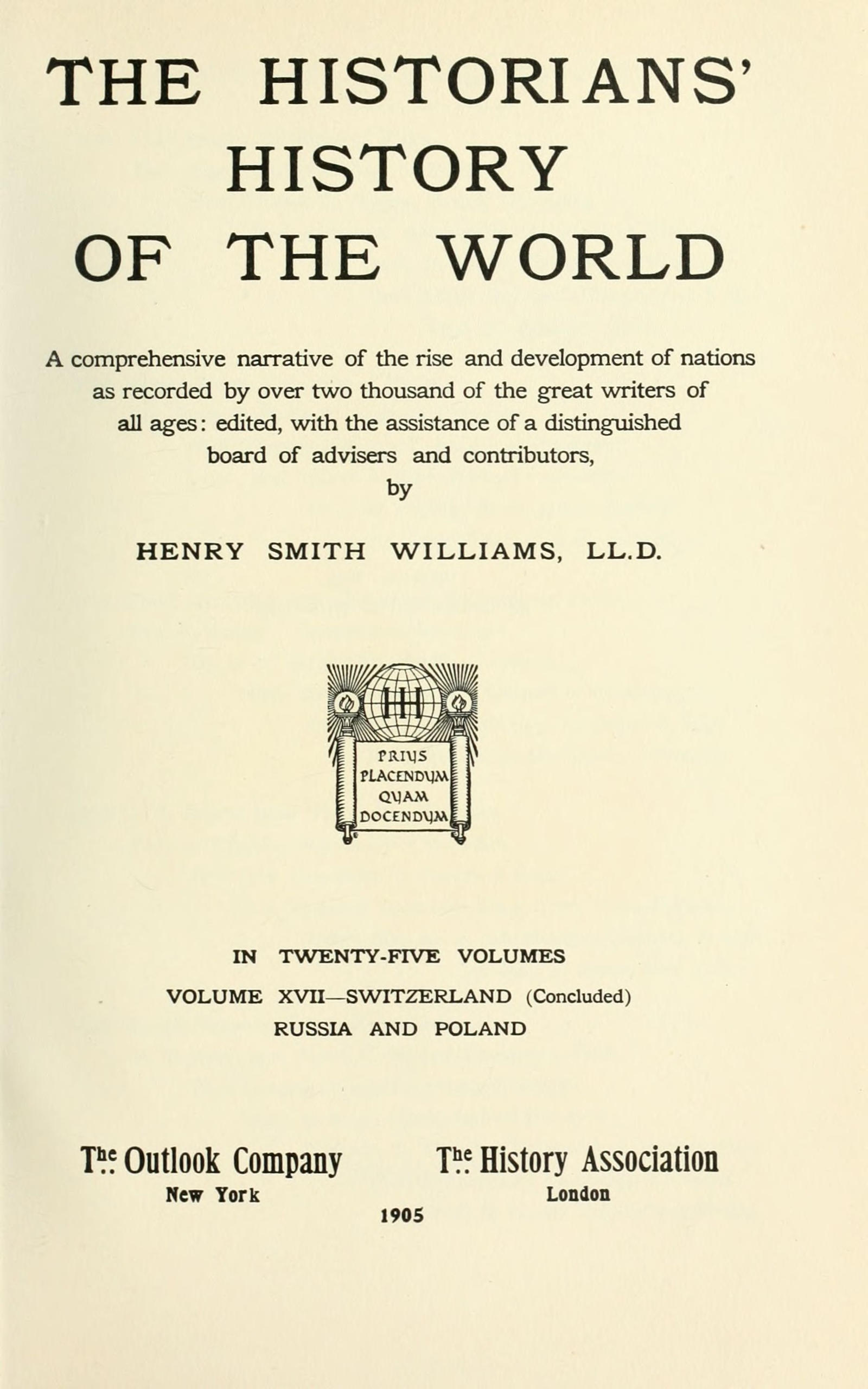 The Historians’ History of the World, Volume XVII
