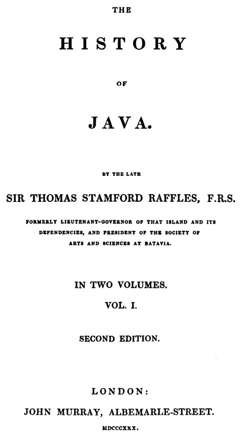 The History of Java., 2d ed. (volumes 1 and 2)