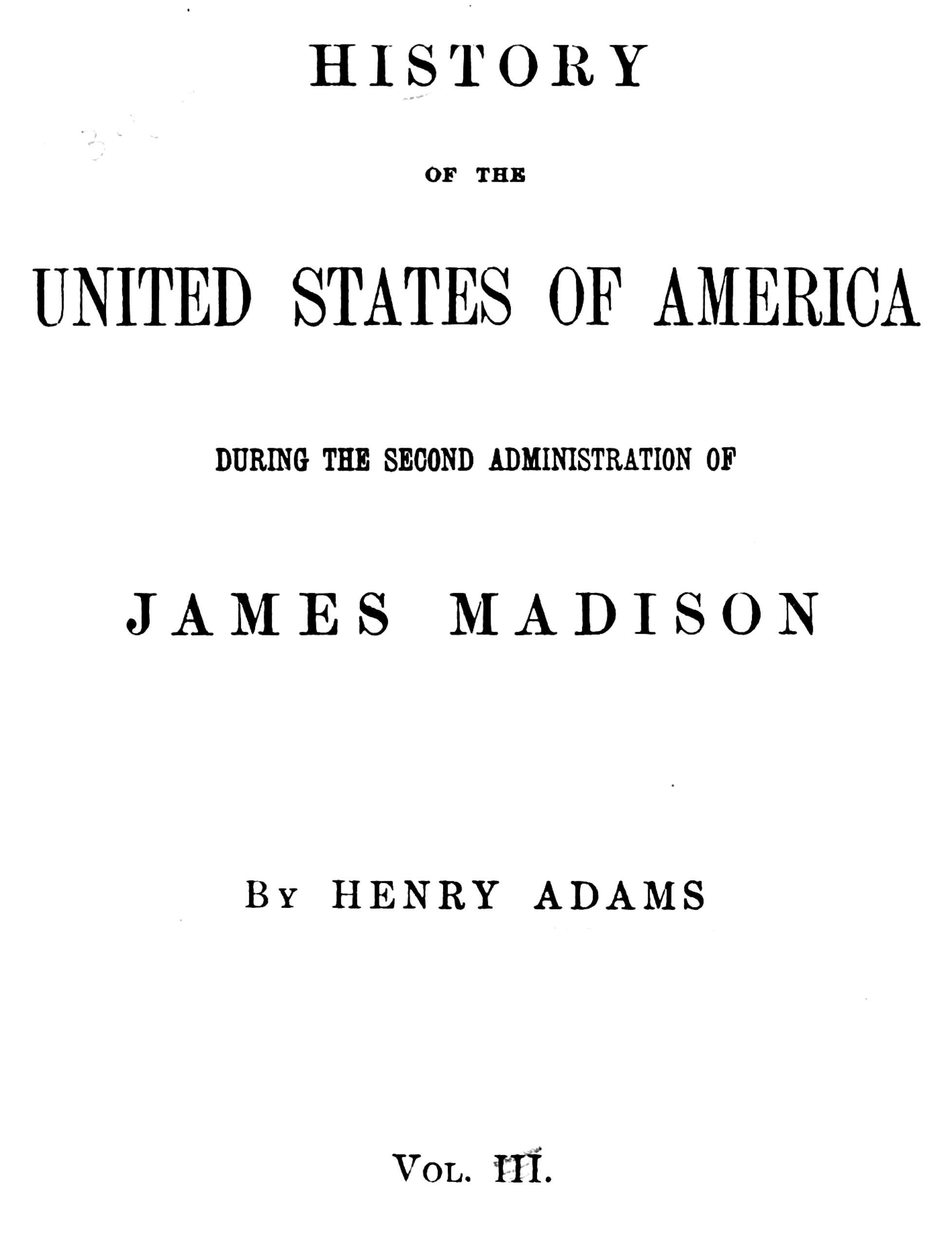 The History of the United States Volume 9 (of 9)