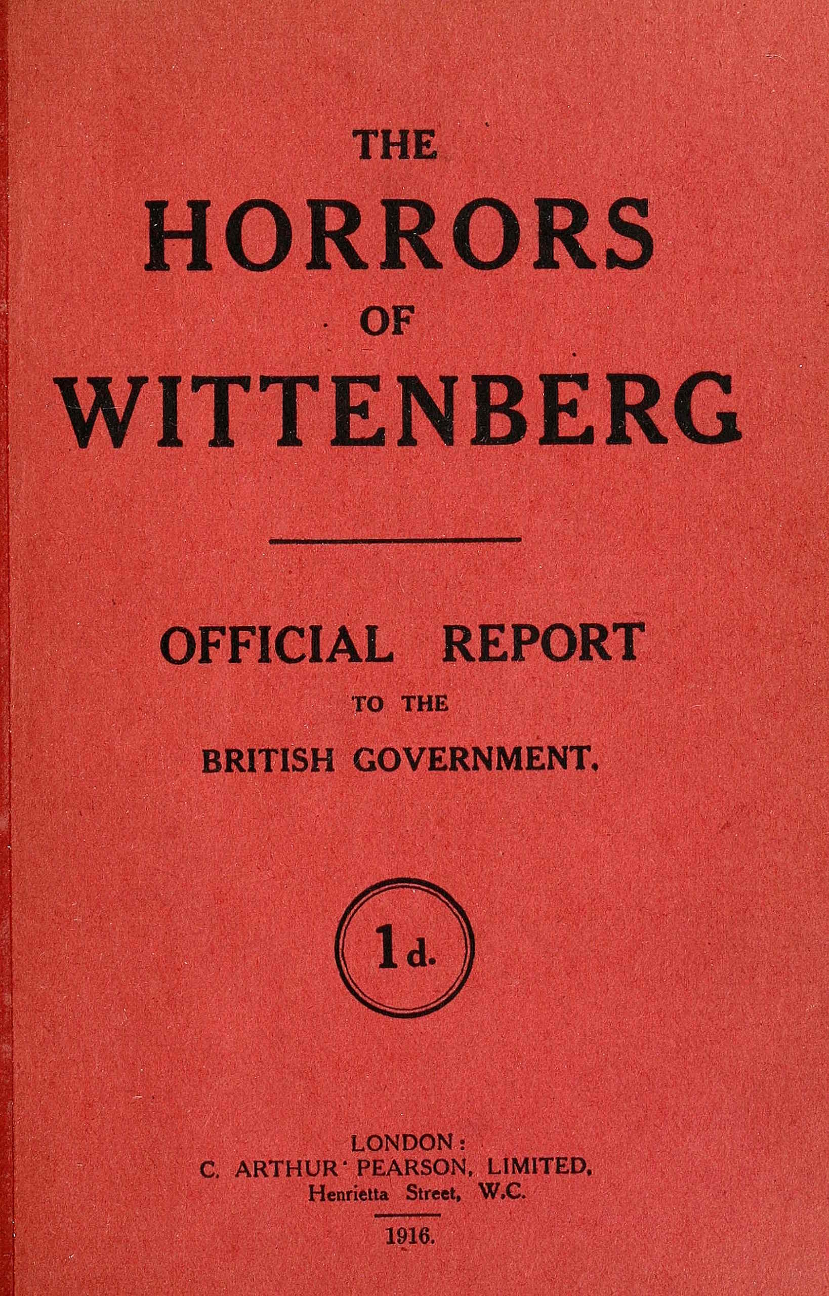 The Horrors of Wittenberg