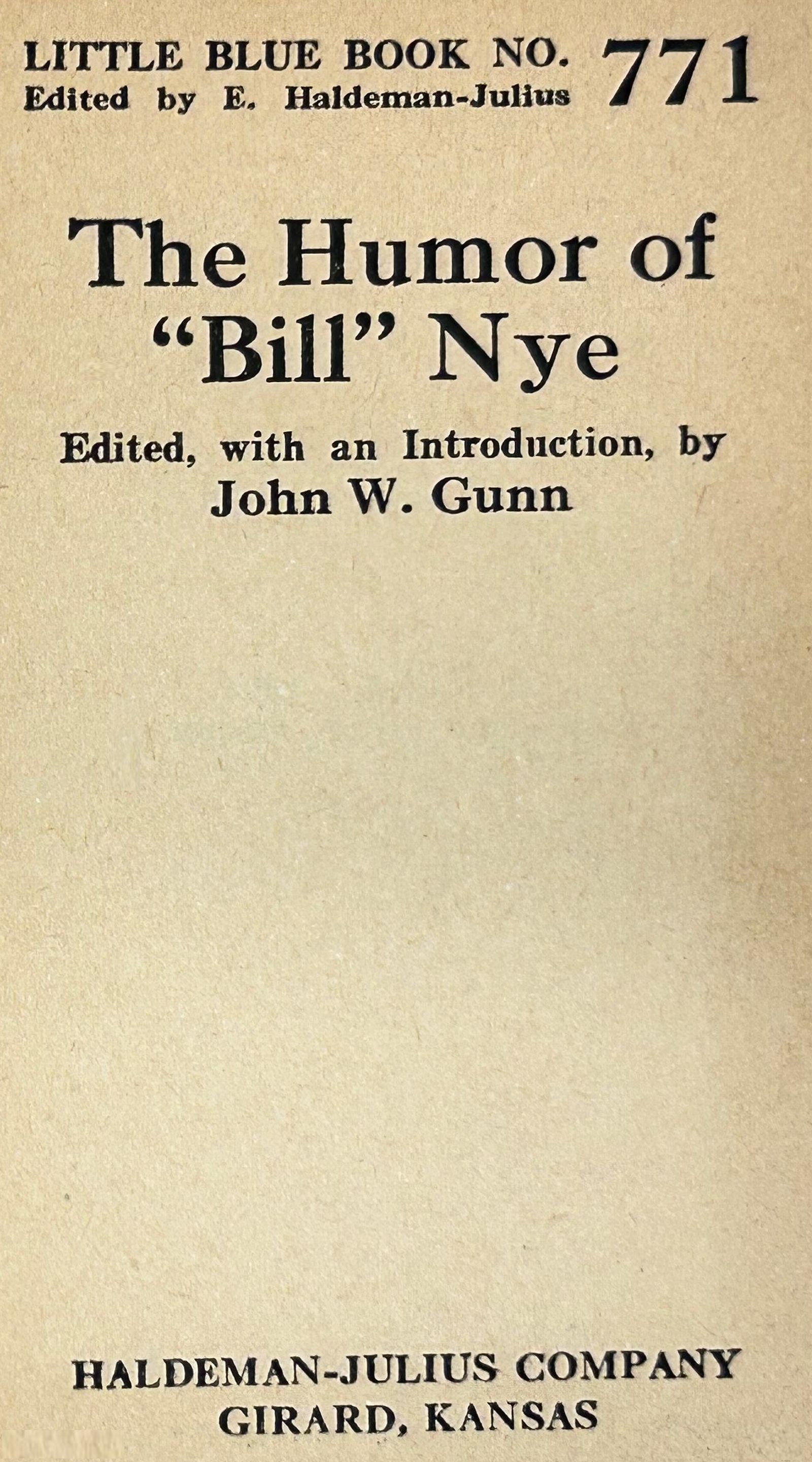 The humor of “Bill” Nye