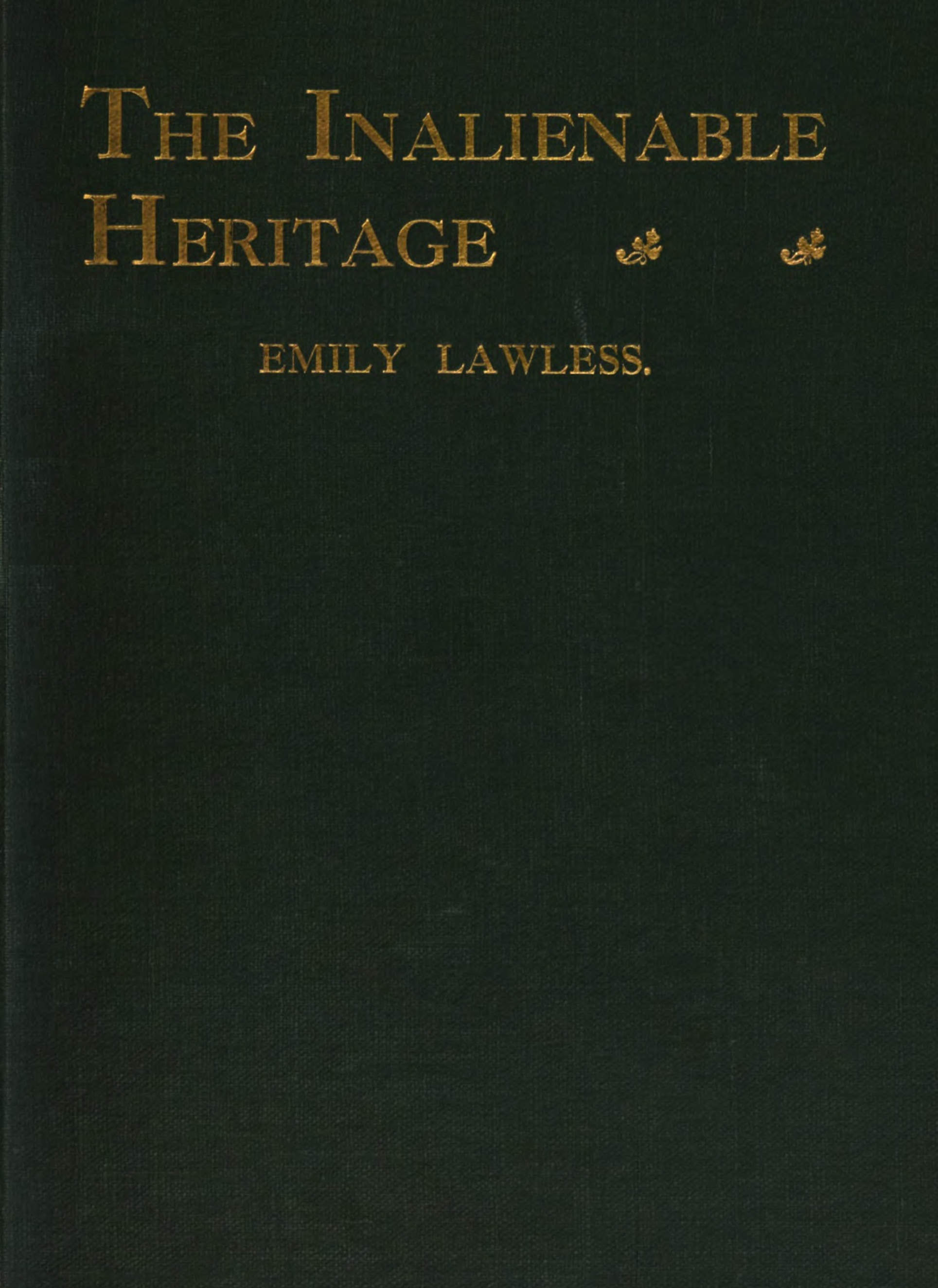 The inalienable heritage and other poems