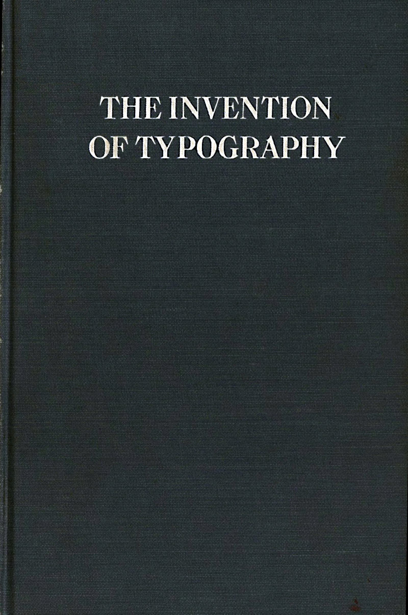 The Invention of Typography