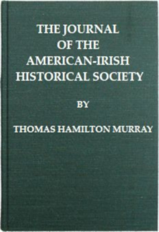 The Journal of the American-Irish Historical Society