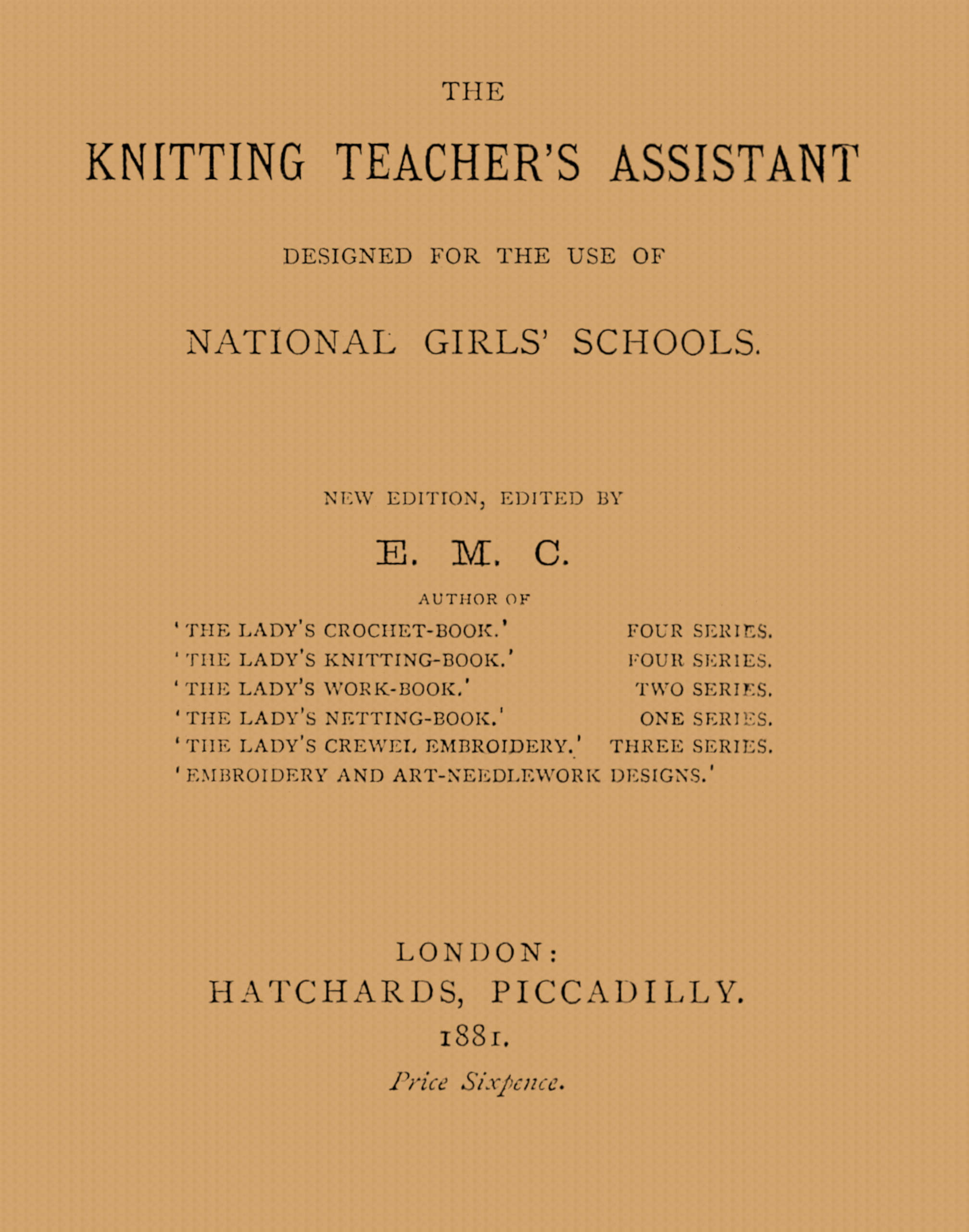 The Knitting Teacher’s Assistant