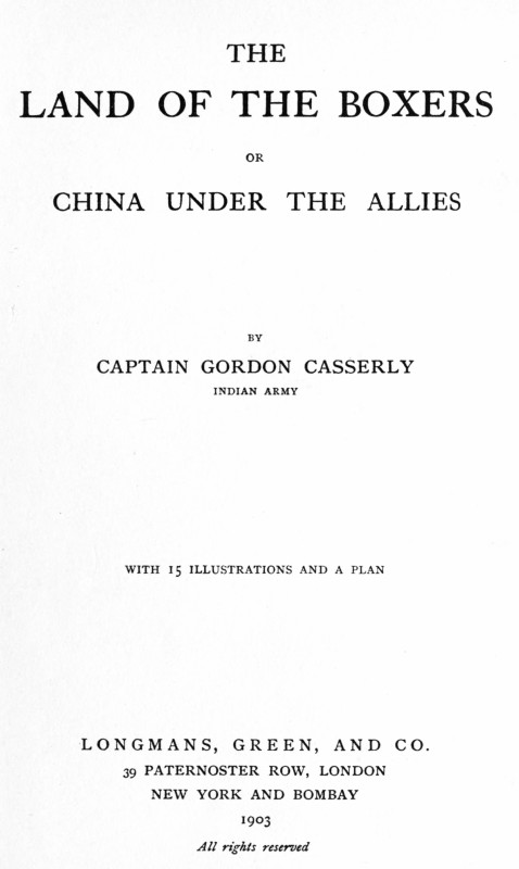 The Land of the Boxers, or China under the Allies