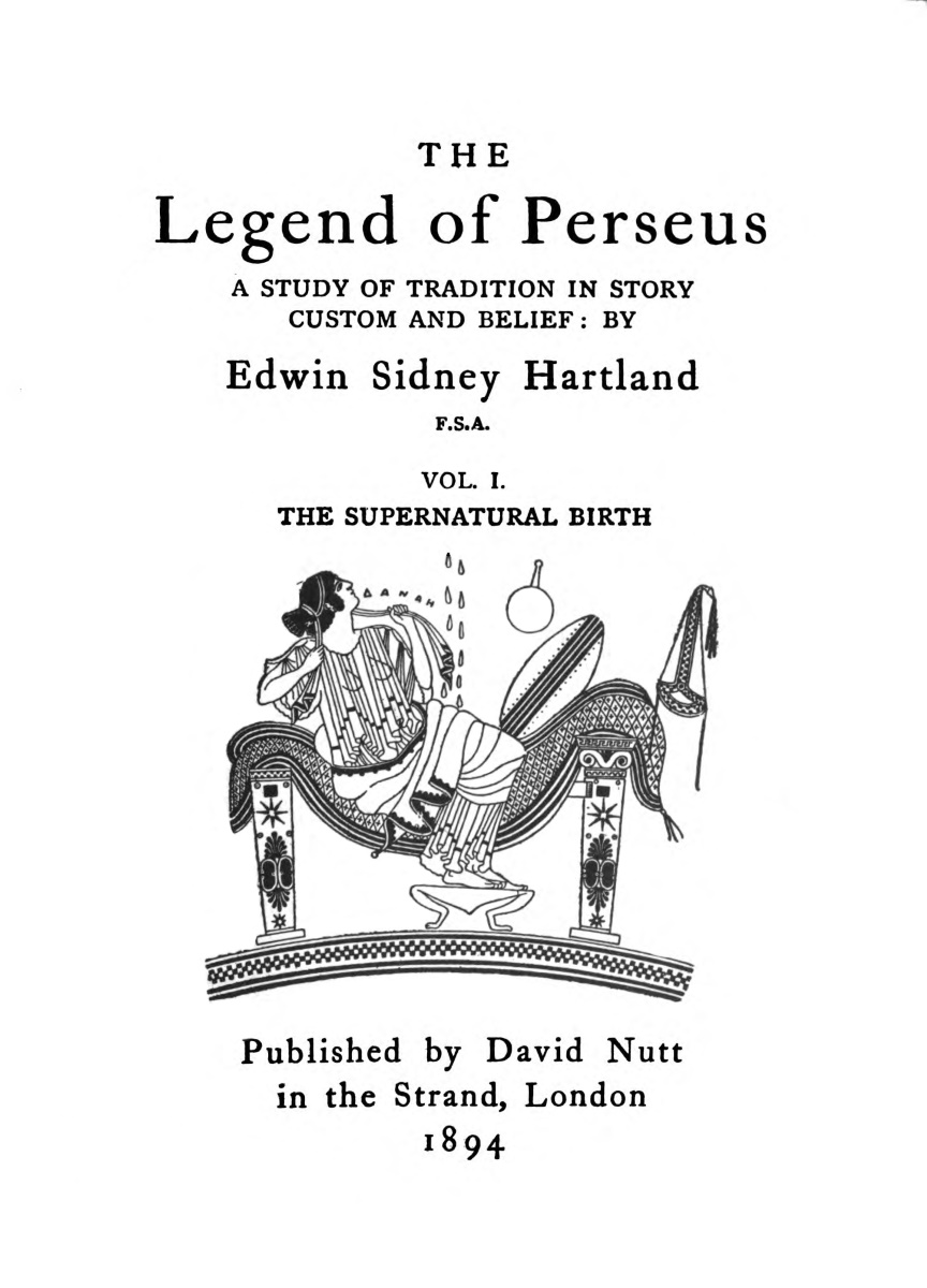 The legend of Perseus, vol. i
