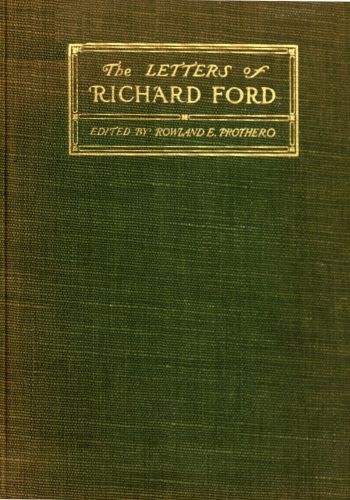 The Letters of Richard Ford