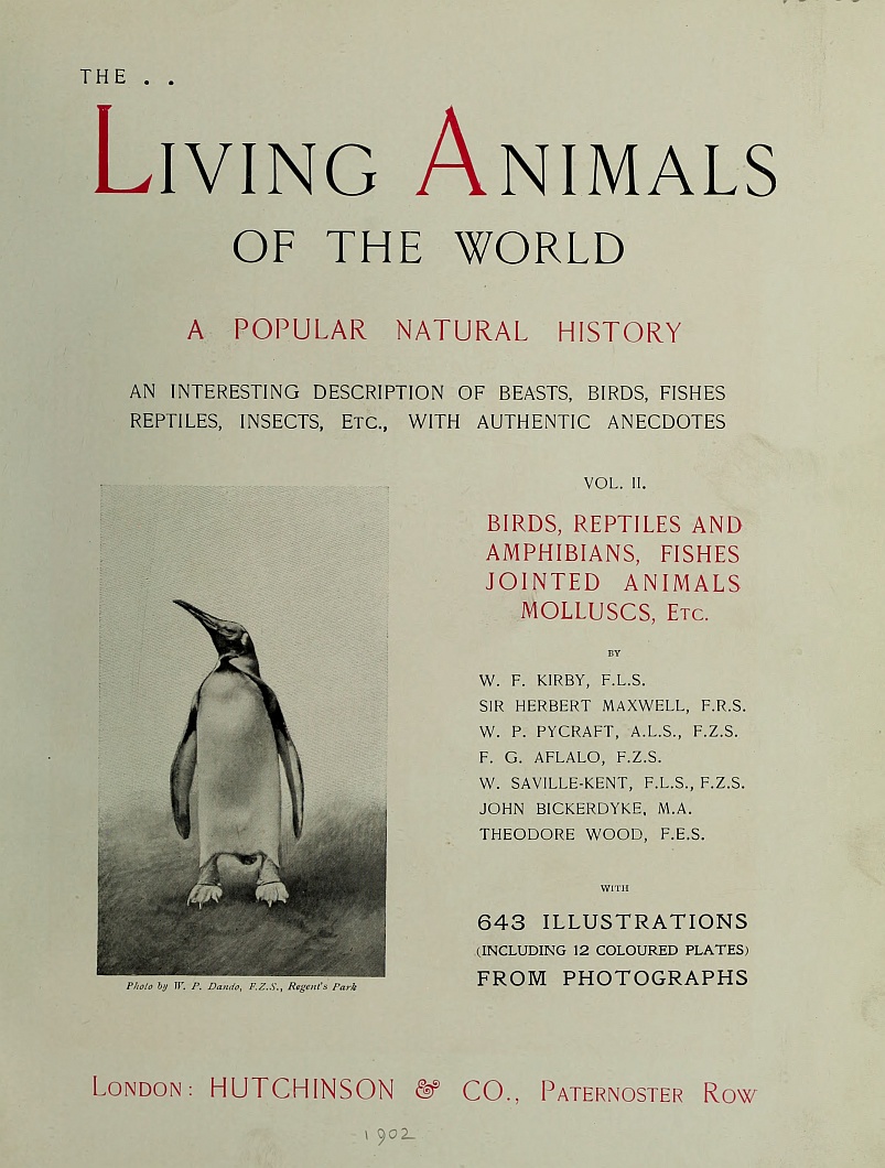 The Living Animals of the World. Vol. 2